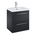 ROCA ROMA COMPACT szafka łazienkowa 50 cm, czarny mat