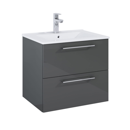 ROCA ROMA szafka łazienkowa 60 cm, antracyt połysk