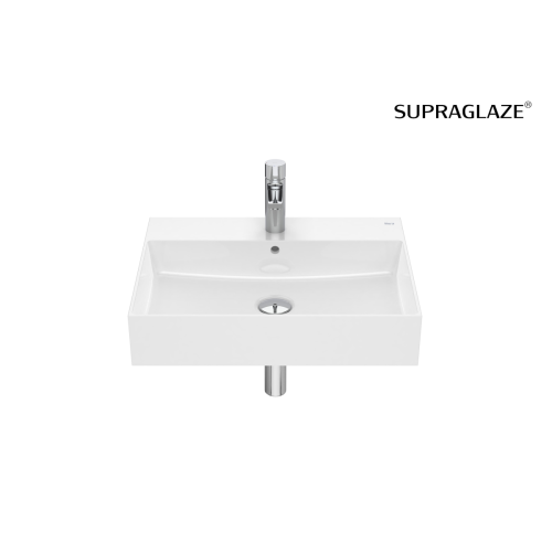 ROCA INSPIRA SQUARE umywalka wisząca 60 cm, Supraglaze®