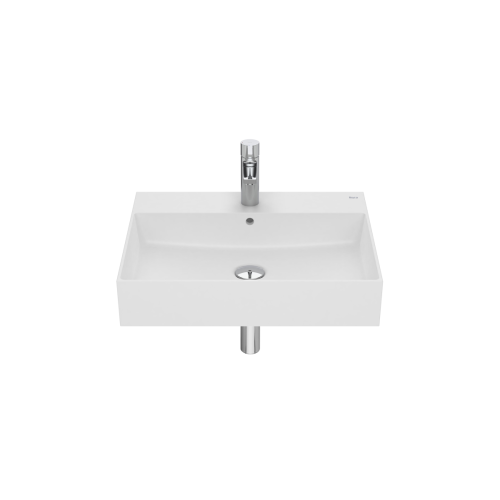 ROCA INSPIRA SQUARE umywalka wisząca 60 cm, biały mat