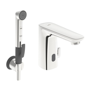 ORAS ELECTRO DIGITAL bateria umywalkowa bezdotykowa Bluetooth z rączką Bidetta, chrom