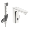 ORAS ELECTRA SAFETY bateria umywalkowa bezdotykowa Bluetooth z rączką Bidetta, chrom