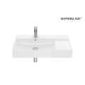 ROCA INSPIRA SQUARE umywalka wisząca 80 cm, Supraglaze®