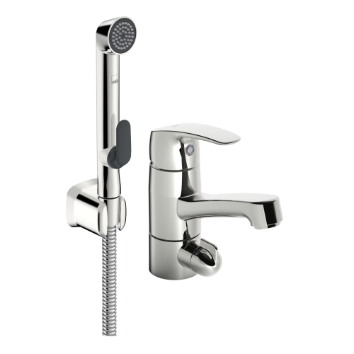 ORAS SAFIRA ECO bateria umywalkowa stojąca, czarna