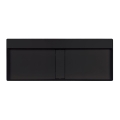 DEANTE umywalka BLUR nero 1200x400 mm z maskownicą