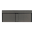 DEANTE umywalka BLUR antracyt metalik 800x400 mm