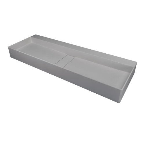 DEANTE umywalka BLUR szary metalik 1000x400 mm