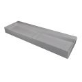 DEANTE umywalka BLUR szary metalik 1200x400 mm