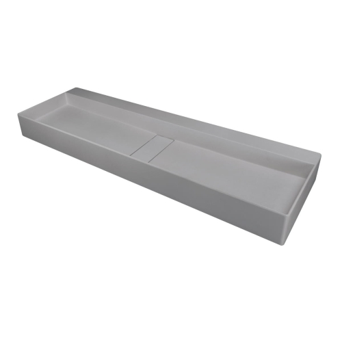 DEANTE umywalka BLUR szary metalik 1200x400 mm