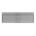 DEANTE umywalka BLUR szary metalik 1200x400 mm