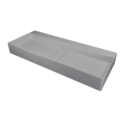 DEANTE umywalka BLUR szary metalik 800x400 mm
