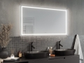 RUKE LUSTRO ALBA SLIM LED 63x100 cm, barwa zimna