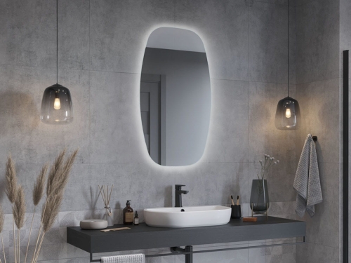 RUKE LUSTRO SIMPLE NODI LED 50x100 cm, barwa ciepła