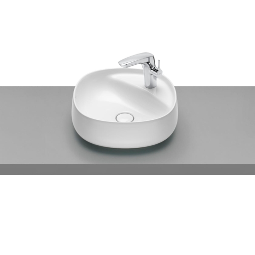 ROCA BEYOND umywalka nablatowa 45 cm, biały połysk