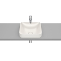 ROCA INSPIRA SQUARE umywalka wpuszczana w blat 37 cm, beżowa