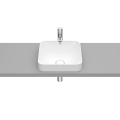 ROCA INSPIRA SQUARE umywalka wpuszczana w blat 37 cm, biały mat