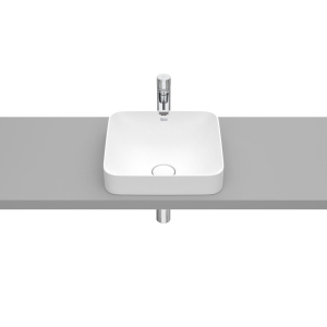 ROCA INSPIRA SQUARE umywalka wpuszczana w blat 37 cm, biały mat