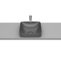 ROCA INSPIRA SQUARE umywalka wpuszczana w blat 37 cm, onyks