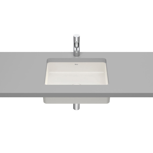 ROCA INSPIRA SQUARE umywalka podblatowa 43 cm, beżowa