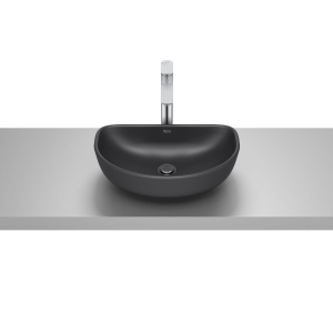 ROCA OPTICA umywalka nablatowa 45 cm, czarny mat