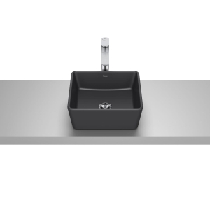 ROCA OPTICA umywalka nablatowa 35 cm, czarny mat