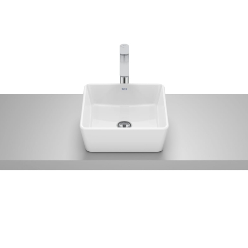 ROCA OPTICA umywalka nablatowa 35 cm, biały połysk
