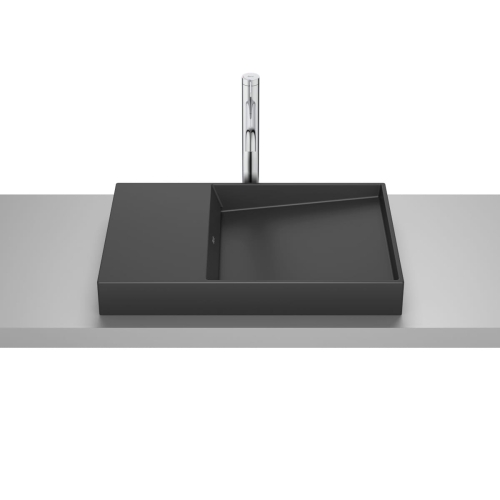 ROCA HORIZON umywalka nablatowa 60 cm, czarny mat