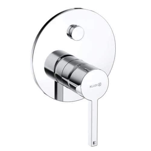 KLUDI NOVA FONTE Puristic bateria wannowo-natryskowa podtynkowa, chrom