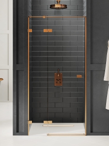 NEW TRENDY AVEXA COPPER BRUSHED drzwi wnękowe otwierane 90x200 cm, lewe