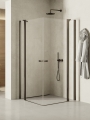 NEW TRENDY NEW SOLEO GUNMETAL kabina kwadratowa 80x80 cm, szkło transparentne
