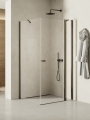 NEW TRENDY NEW SOLEO GUNMETAL kabina kwadratowa 80x80 cm, szkło transparentne