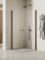 NEW TRENDY NEW SOLEO GUNMETAL kabina kwadratowa 80x80 cm, szkło transparentne