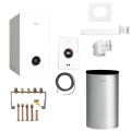 BOSCH zestaw kocioł Condens GC5700iW 24 P 23 , GZ50 + zasobnik + płyta montażowa + czujnik + wyjście kominowe + regulator
