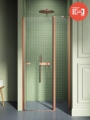 NEW TRENDY NEW SOLEO COPPER BRUSHED drzwi wnękowe otwierane 110x195 cm