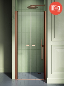 NEW TRENDY NEW SOLEO COPPER BRUSHED drzwi wnękowe wahadłowe 110x195 cm