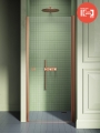 NEW TRENDY NEW SOLEO COPPER BRUSHED drzwi wnękowe wahadłowe 90x195 cm