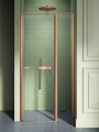 NEW TRENDY NEW SOLEO COPPER BRUSHED drzwi wnękowe otwierane 90x195 cm