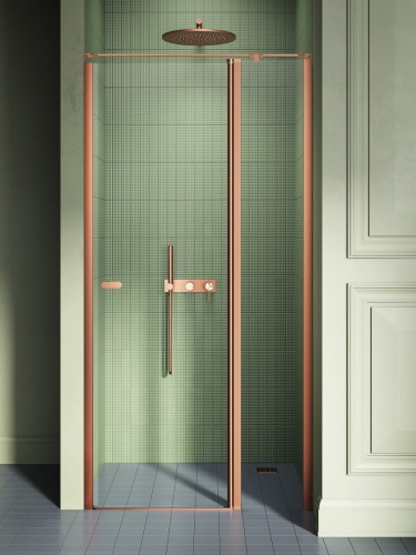 NEW TRENDY NEW SOLEO COPPER BRUSHED drzwi wnękowe otwierane 90x195 cm