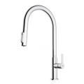 FRANKE Maris Slim Clear Water J pull-out Bateria kuchenna stojąca, chrom