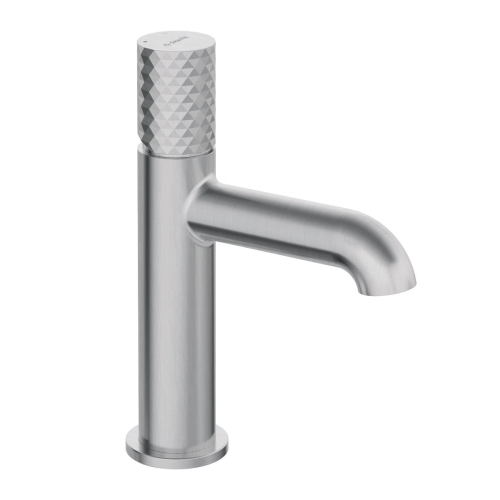 DEANTE Bateria SILIA HEXA umywalkowa, stal szczotkowana