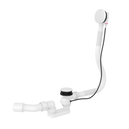 ROCA AQUA syfon wannowy automatyczny z systemem przelewowym, biały mat