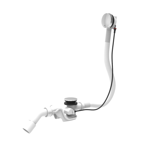 ROCA AQUA syfon wannowy automatyczny z systemem przelewowym, chrom