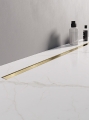 NEW TRENDY VISIO SLIM GOLD prysznicowy odpływ liniowy 90 cm, złoty polerowany