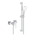 GROHE CUBEO bateria natryskowa naścienna, chrom