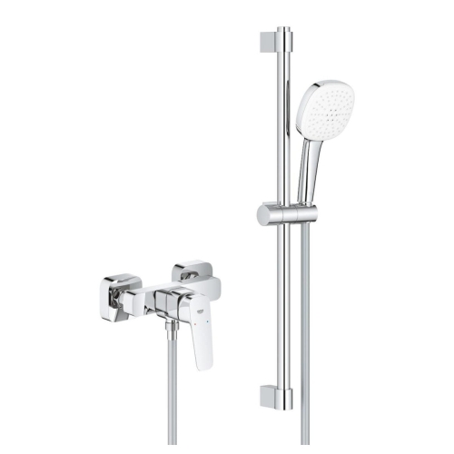 GROHE CUBEO bateria natryskowa naścienna, chrom