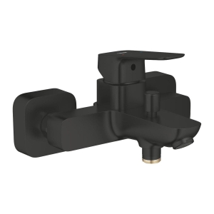 GROHE CUBEO bateria wannowo-natryskowa naścienna, czarny mat