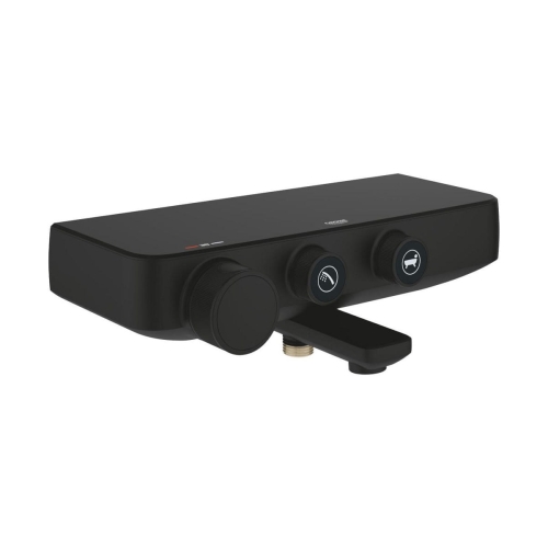 GROHE GROHTHERM SMARTCONTROL bateria wannowo-natryskowa termostatyczna naścienna, phantom black