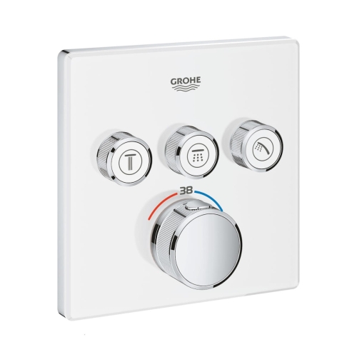 GROHE GROHTHERM SMARTCONTROL bateria natryskowa podtynkowa termostatyczna, biały/chrom