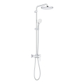 GROHE TEMPESTA zestaw natryskowy naścienny z baterią i deszczownicą, chrom