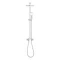 GROHE TEMPESTA zestaw natryskowy naścienny z baterią i deszczownicą, chrom